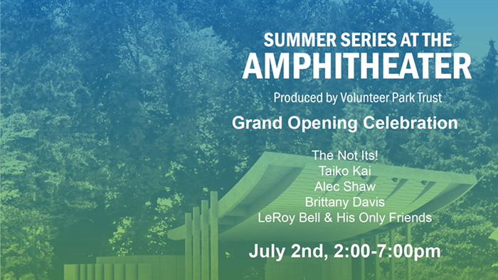 Volunteer Park Amphitheater Welcomes You Back with a Grand Reopening